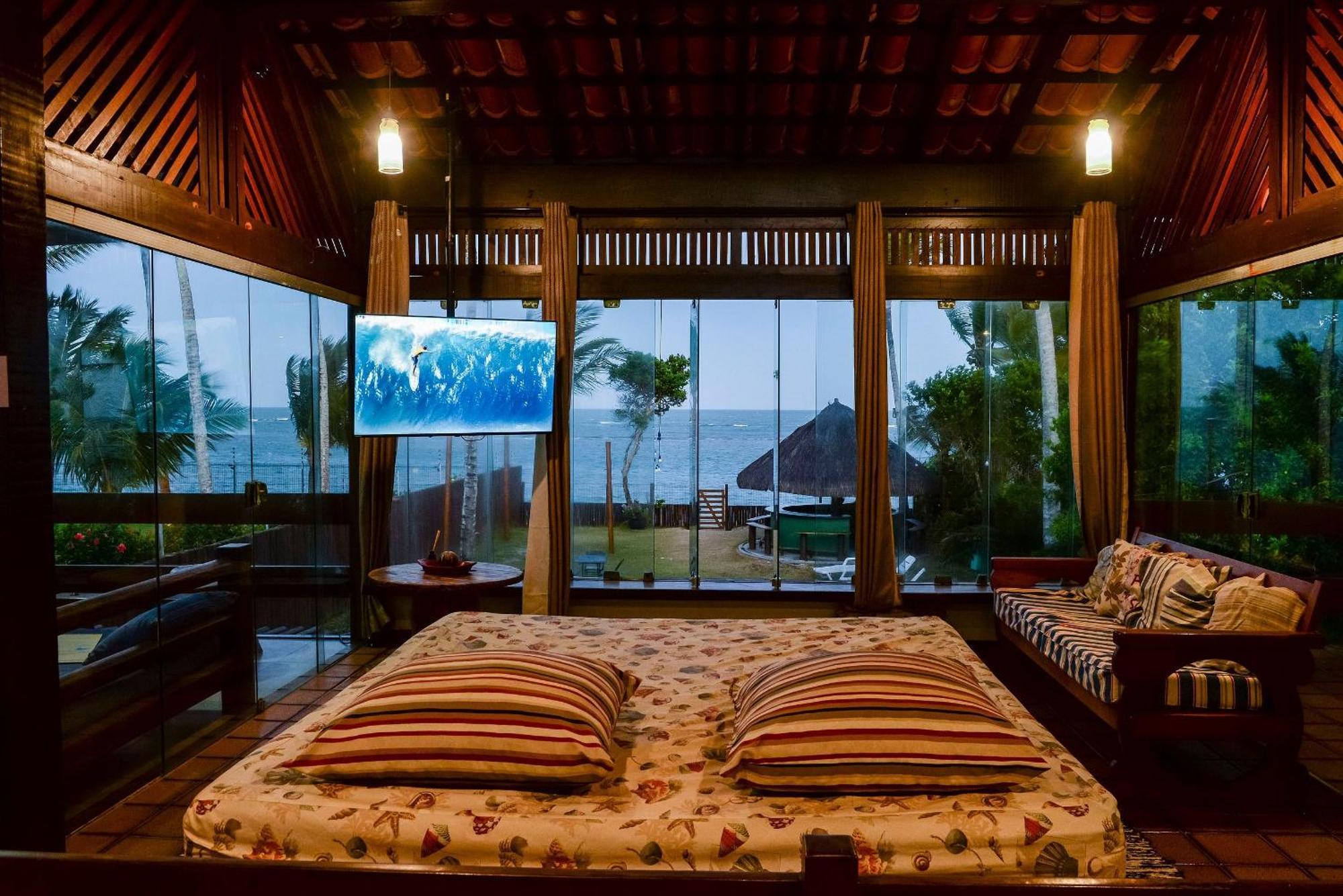 Casa De Frente Para A Praia - Arraial D' Ajuda ปอร์โตเซกูโร ภายนอก รูปภาพ